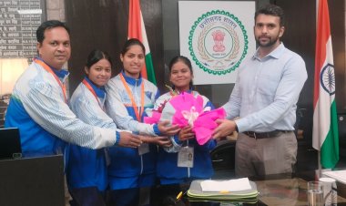 रायपुर : वित्त मंत्री श्री ओ.पी. चौधरी के प्रोत्साहन से रायगढ़ की बेटियों ने अंतरराष्ट्रीय मंच पर बढ़ाया छत्तीसगढ़ का मान